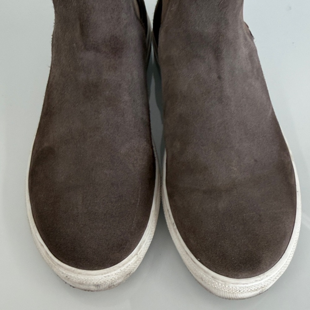 Mario Valentino Dark Brown Suede Ankle Boots 45 - Picture 3 of 7